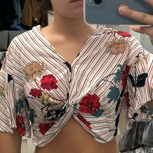 Floral top size S